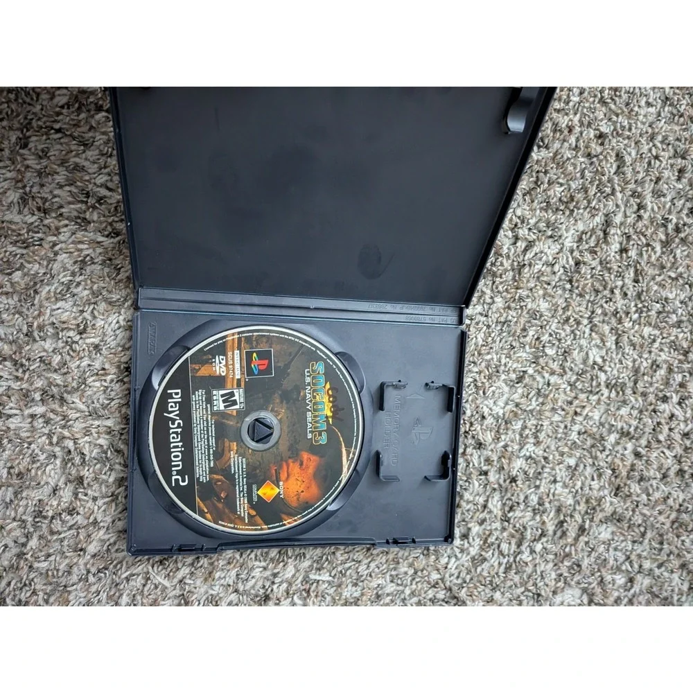 SOCOM‎ 3: U.S. Navy SEALs (Sony PlayStation 2, 2005) Video Game FPS
